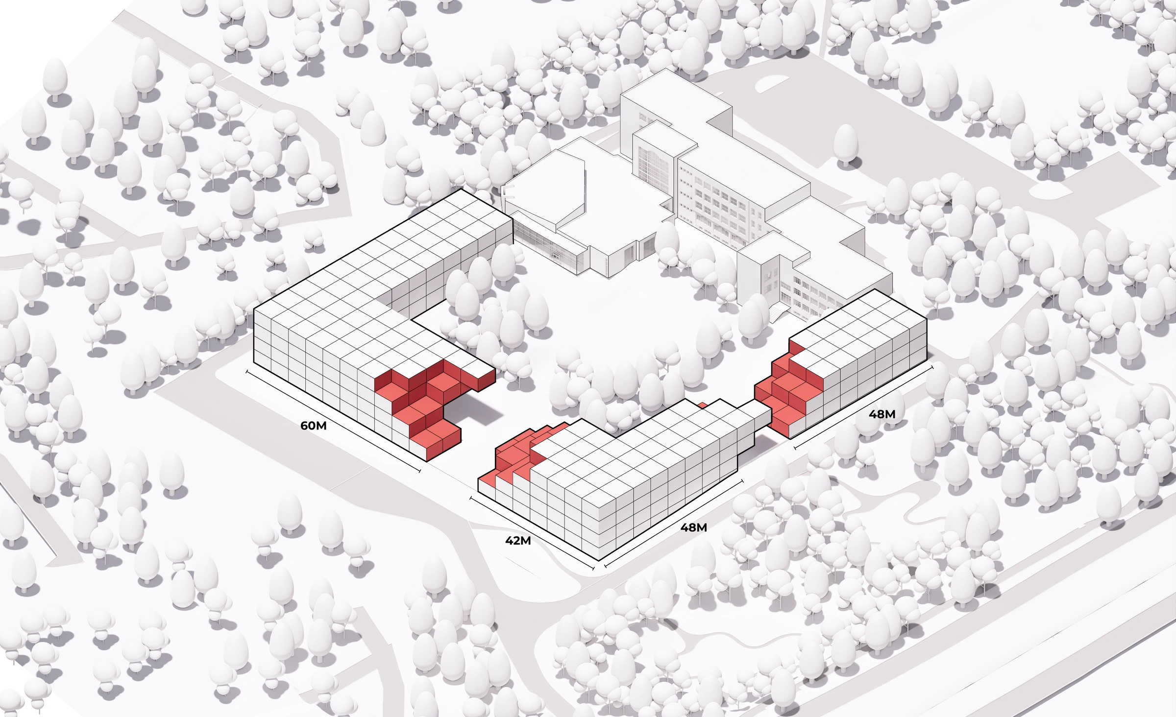 Complete source axonometric: Opening the framework