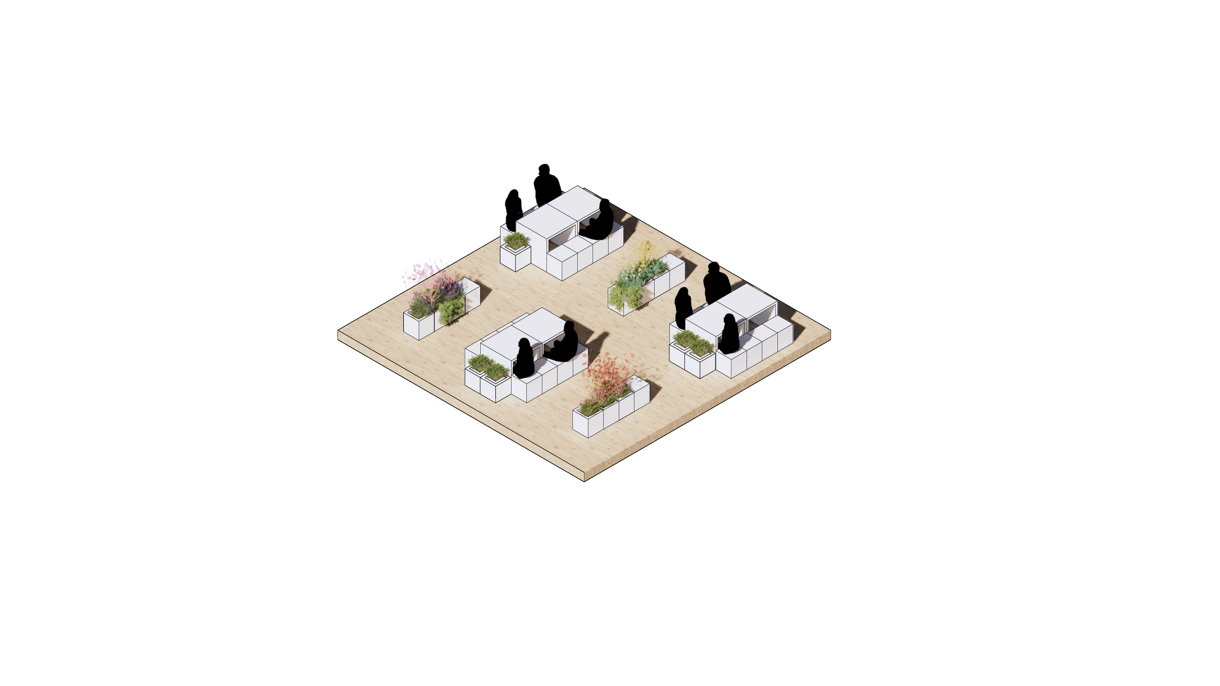 Complete 6 x 6 metre module study for small groups