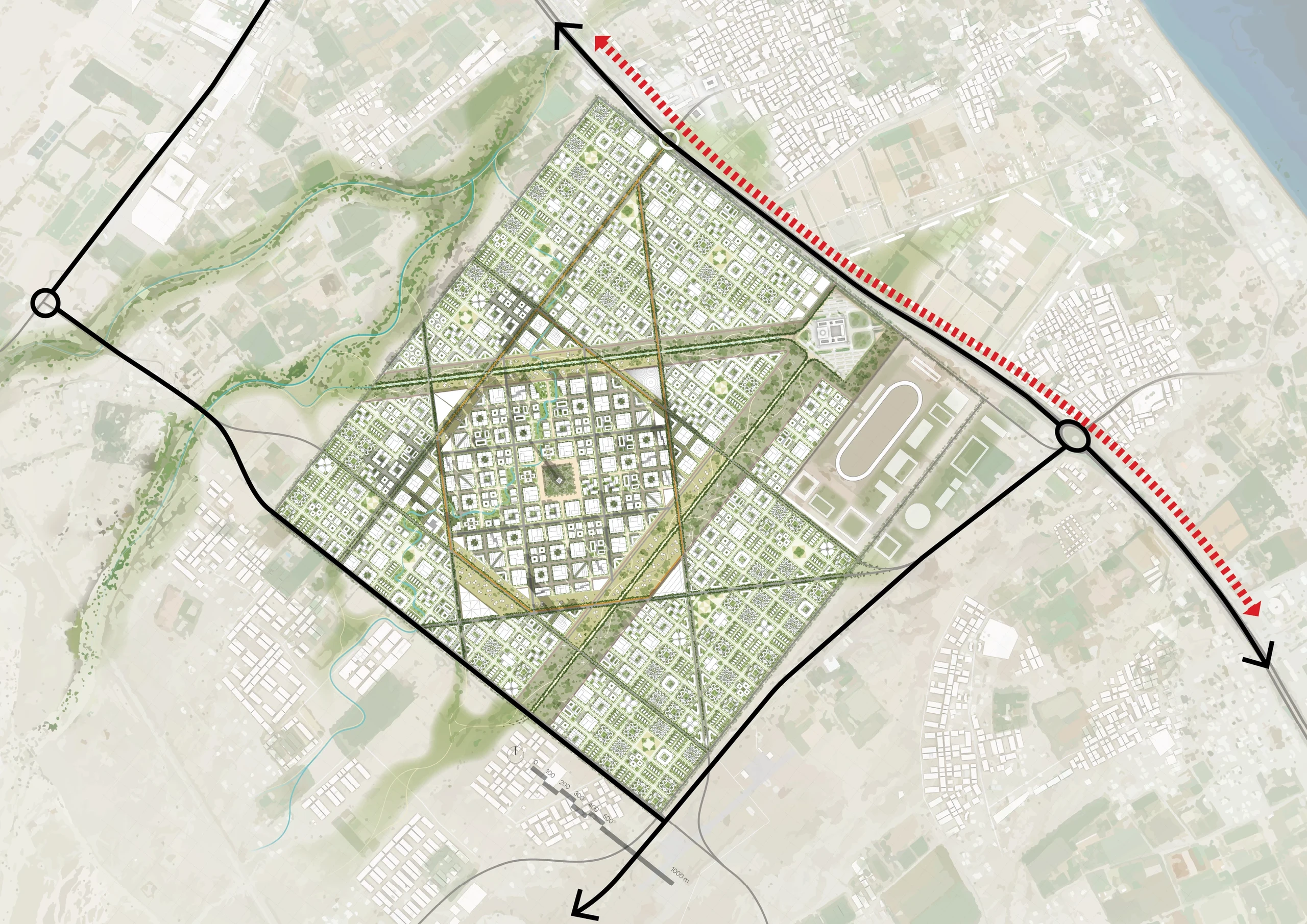 Sohar City, Oman - Regional Connections Carry the Star Beyond Its Immediate Site
