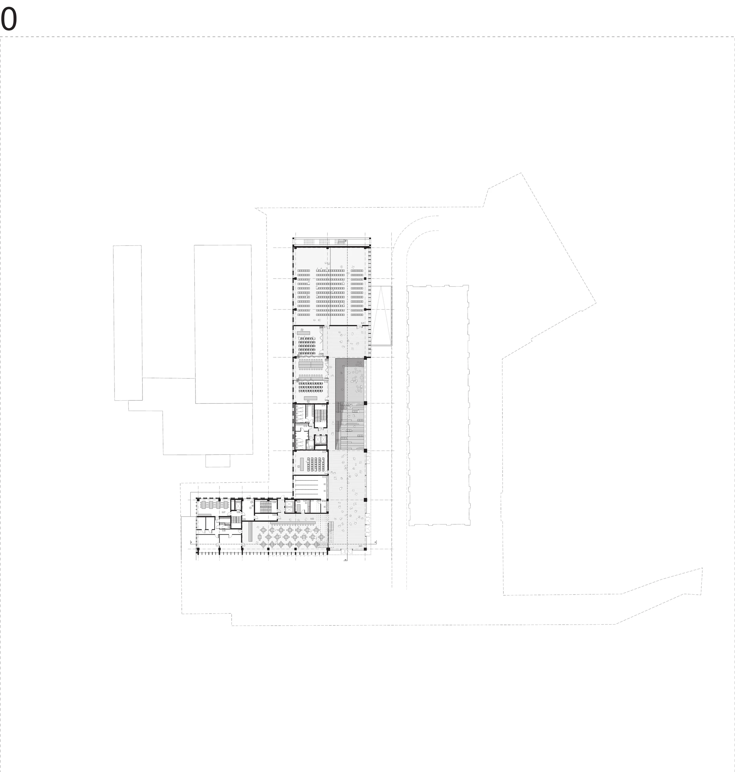 Complete Jubilee ground-floor plan with source room schedule