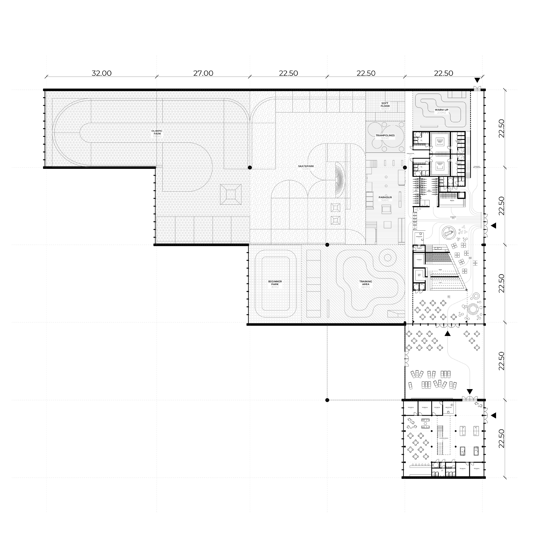 Complete source plan showing the combined first and second proposed phases