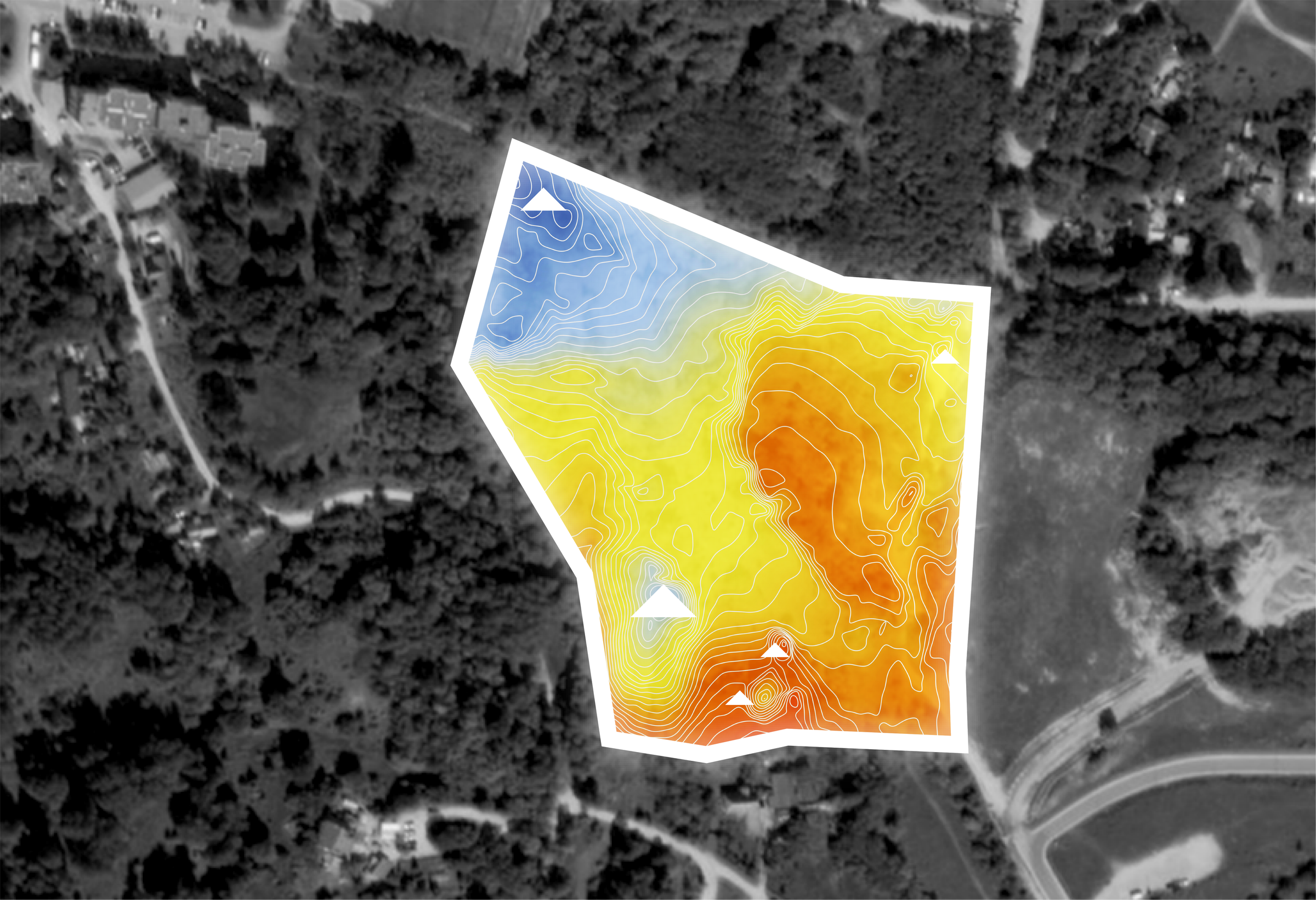 Complete source elevation study of the Vilnius sports center site