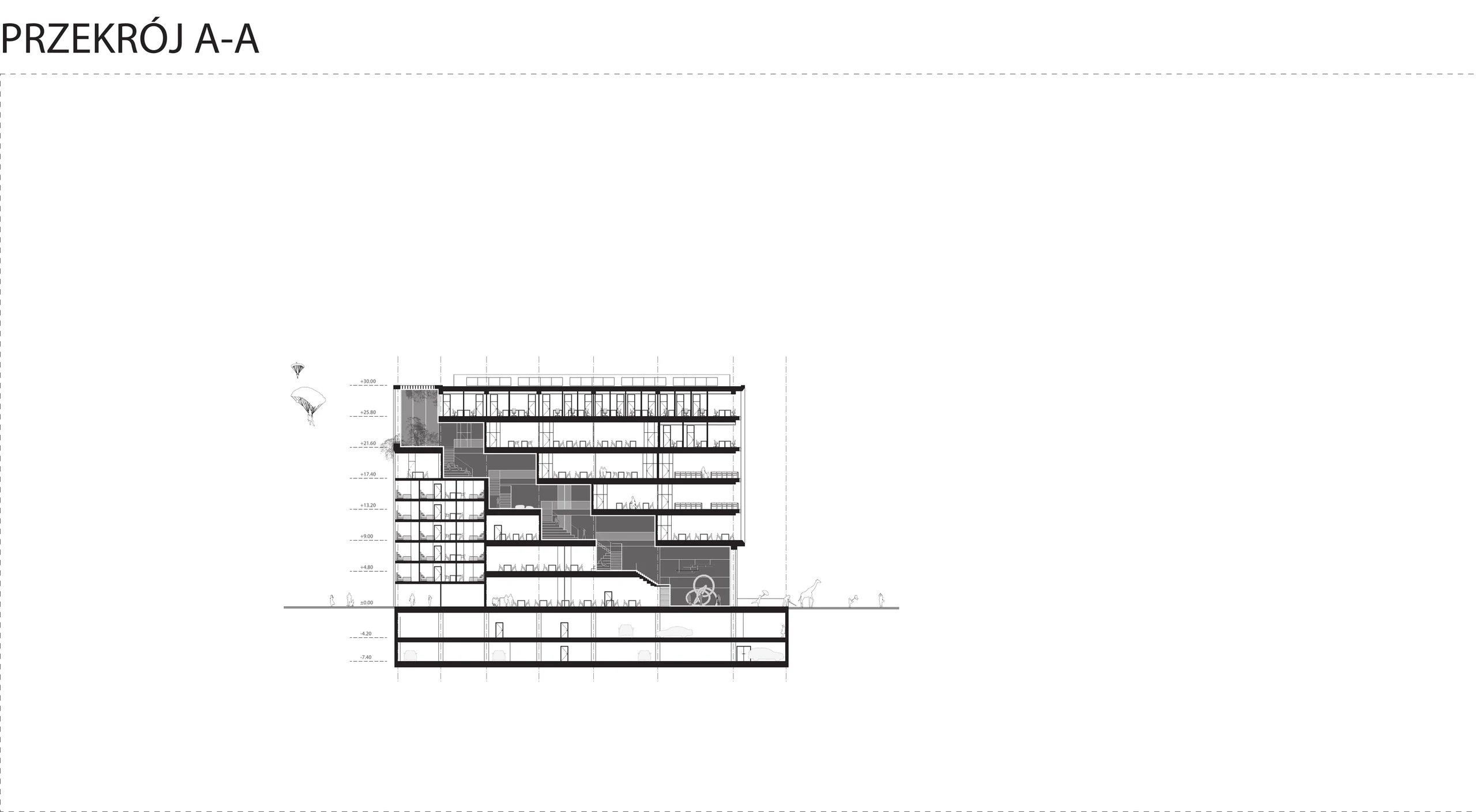 Full Jubilee architectural section A-A