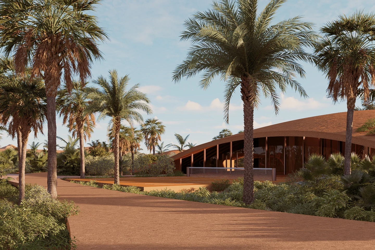 View of Spa Building
