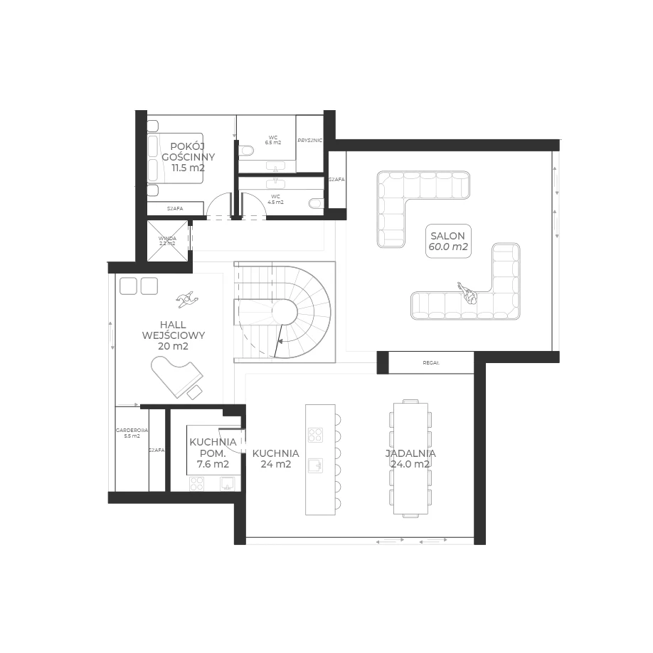 The Pinwheel House
