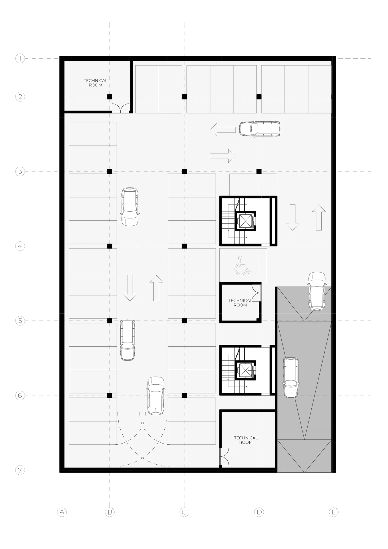 Floor Plan Levels -1-8