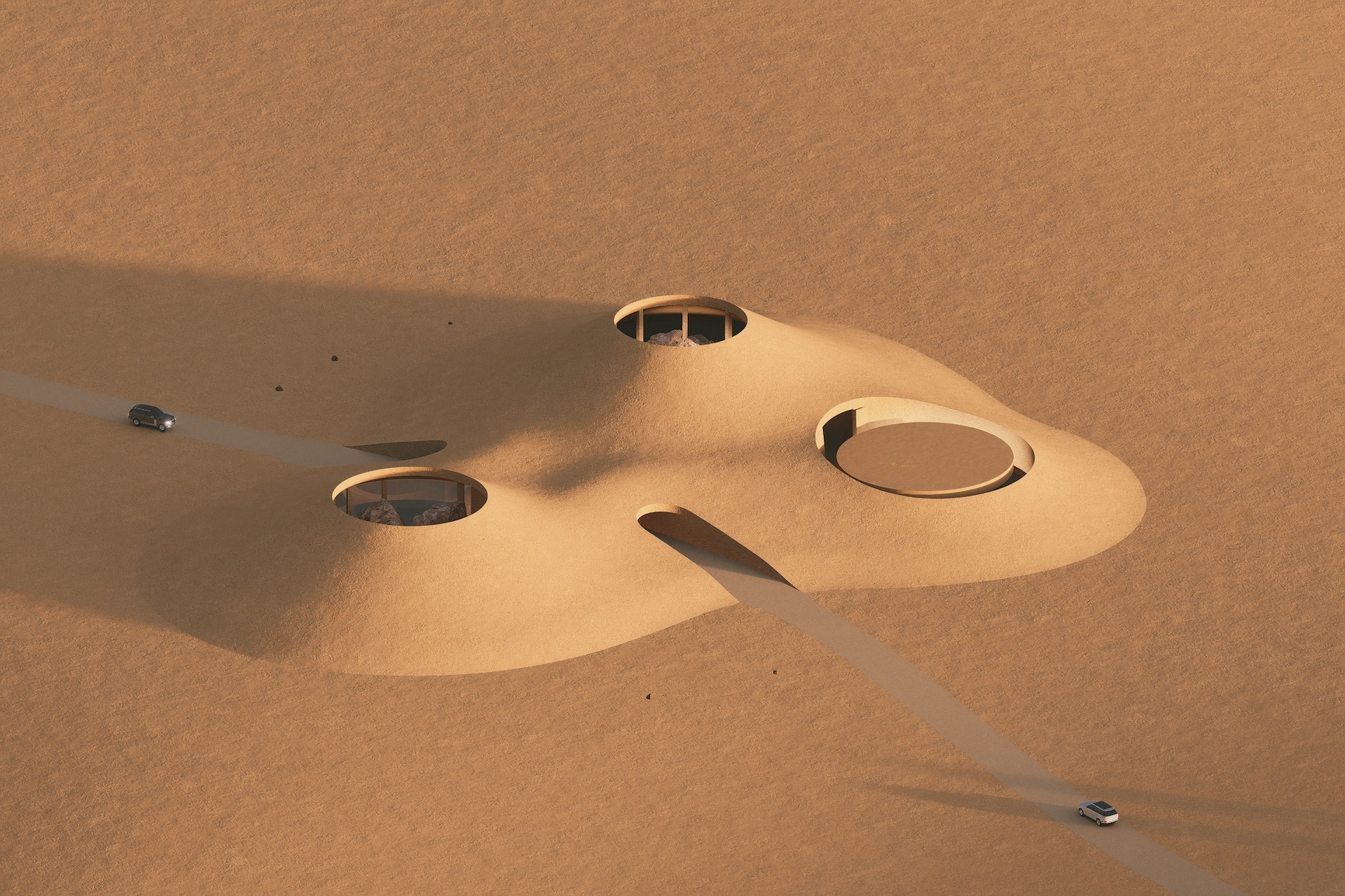 Entrance Building Axo