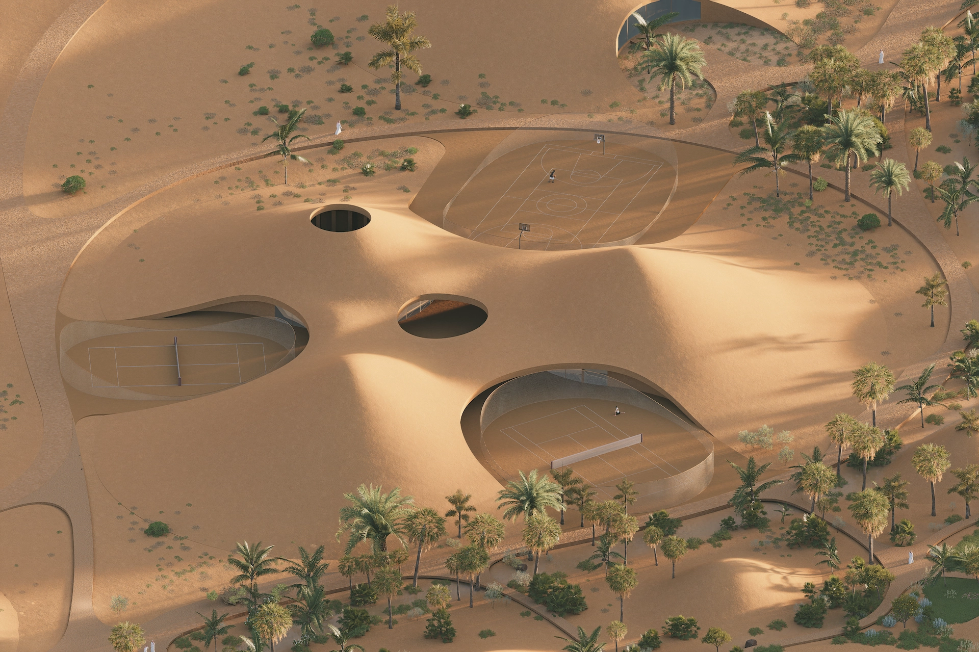 Spa, Sports and Shooting Range Axo