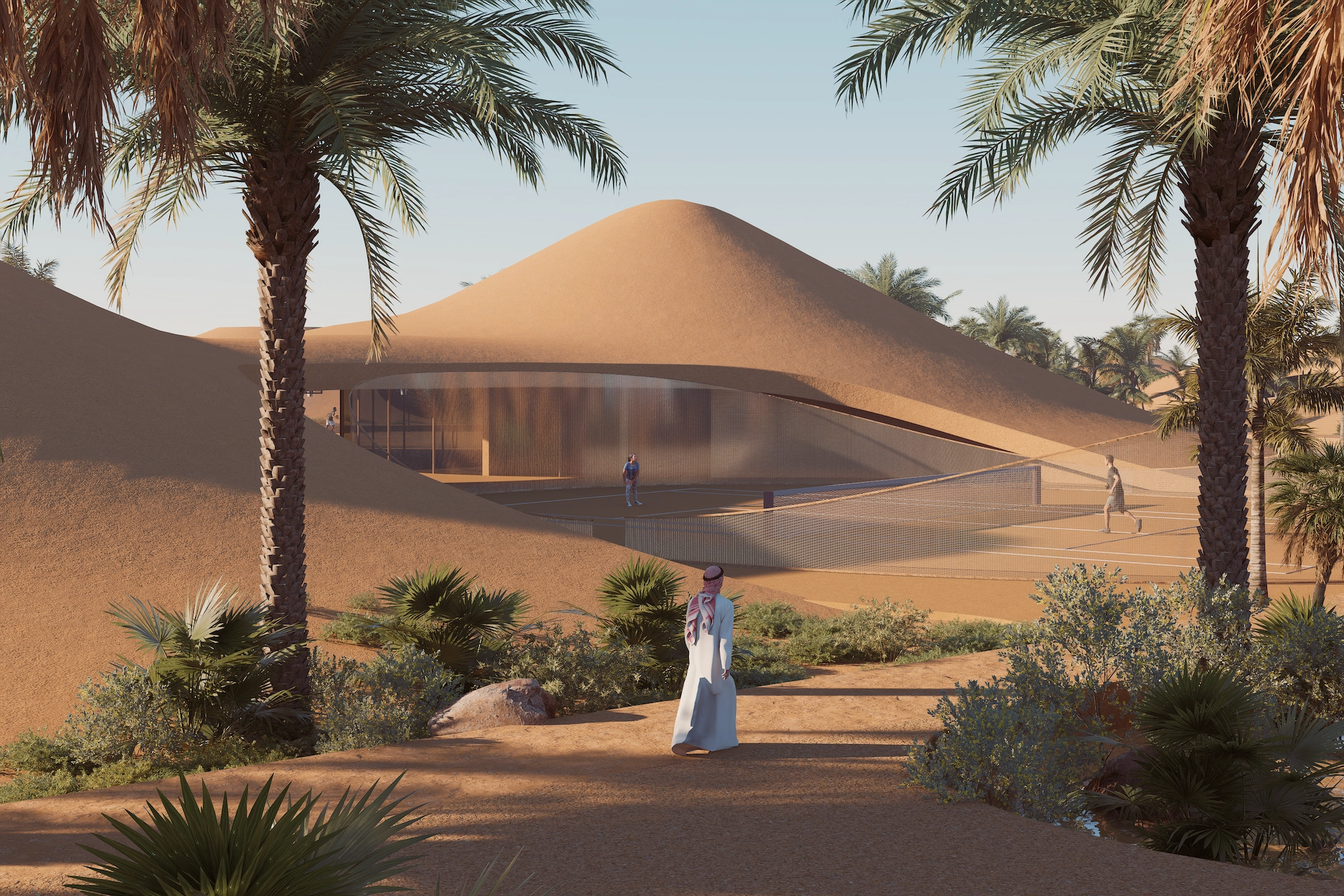 View of Spa Building