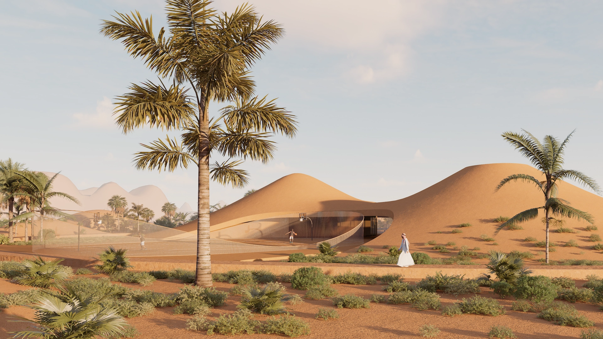 View of Spa Building