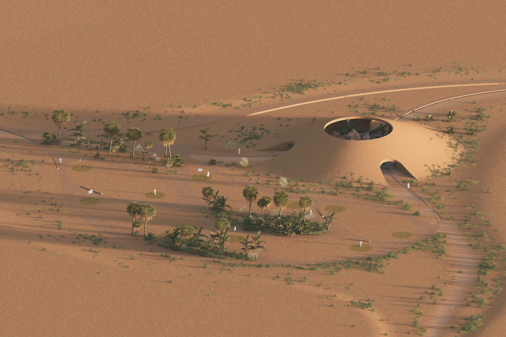 Golf and Secret Garden Axo