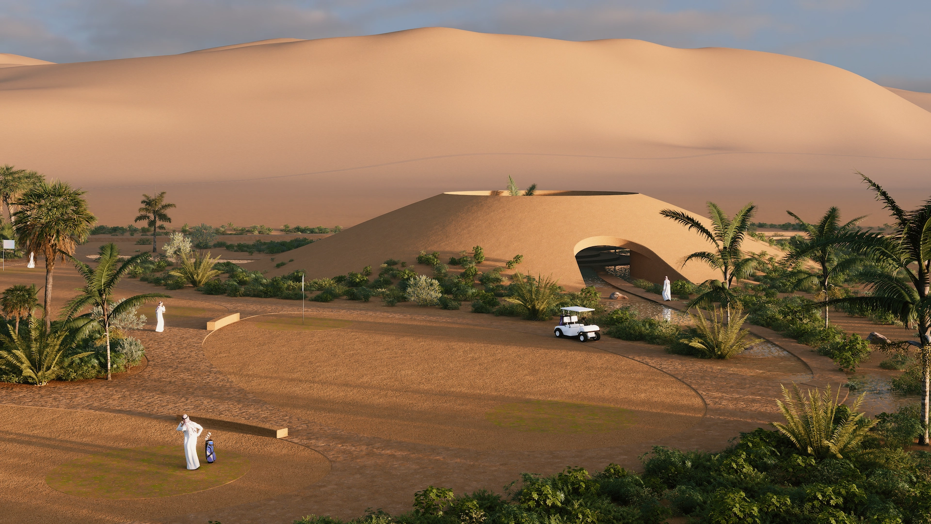 View of Golf and Secret Garden