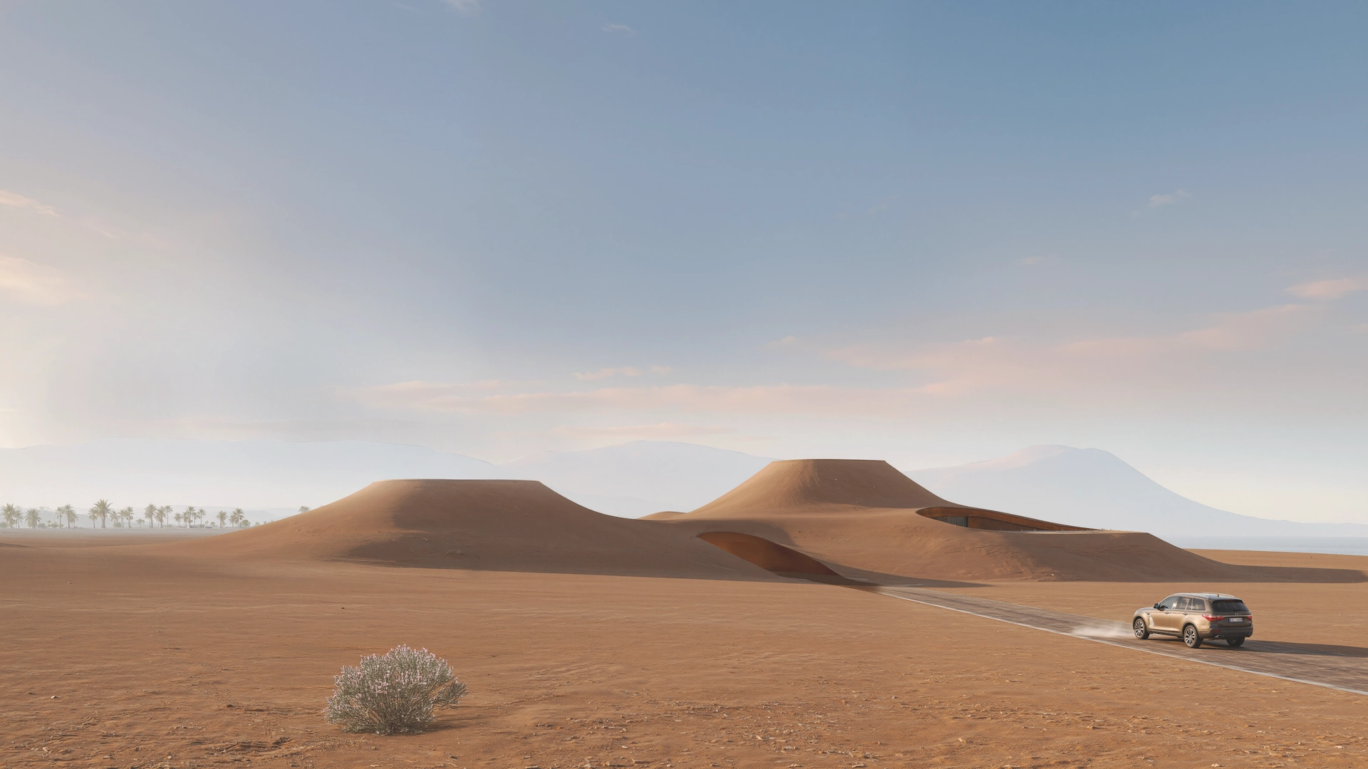 View of Entrance Building