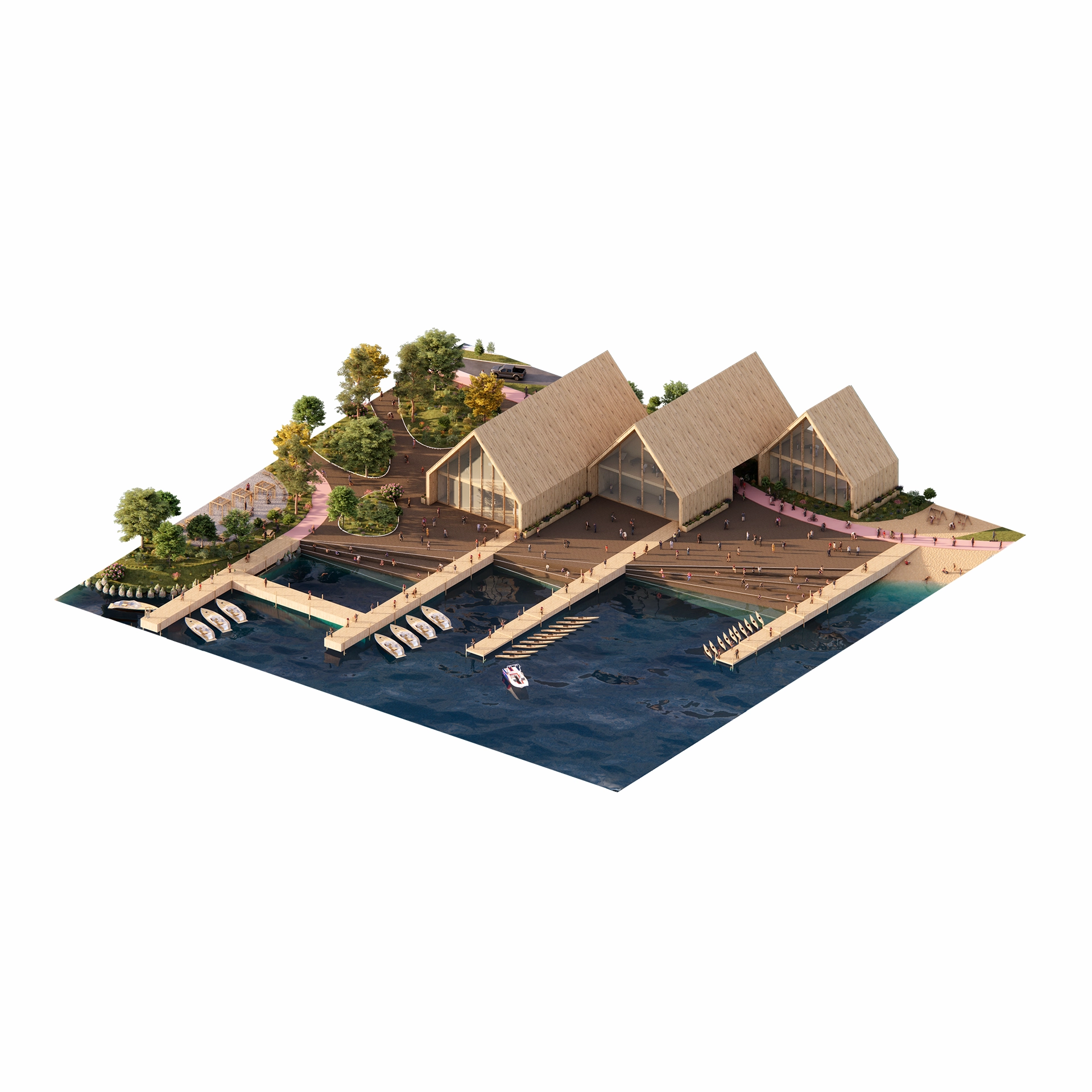 Town Centre and Boat Harbour