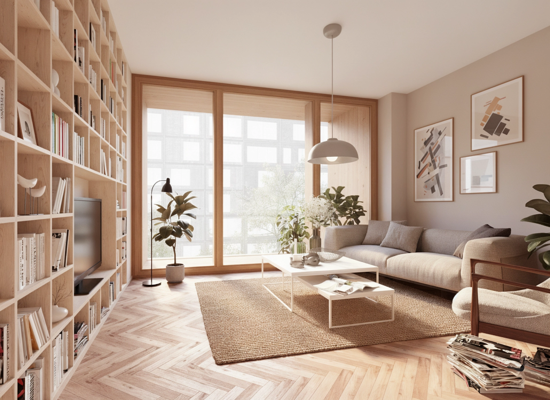 Interior of one of the Living Units