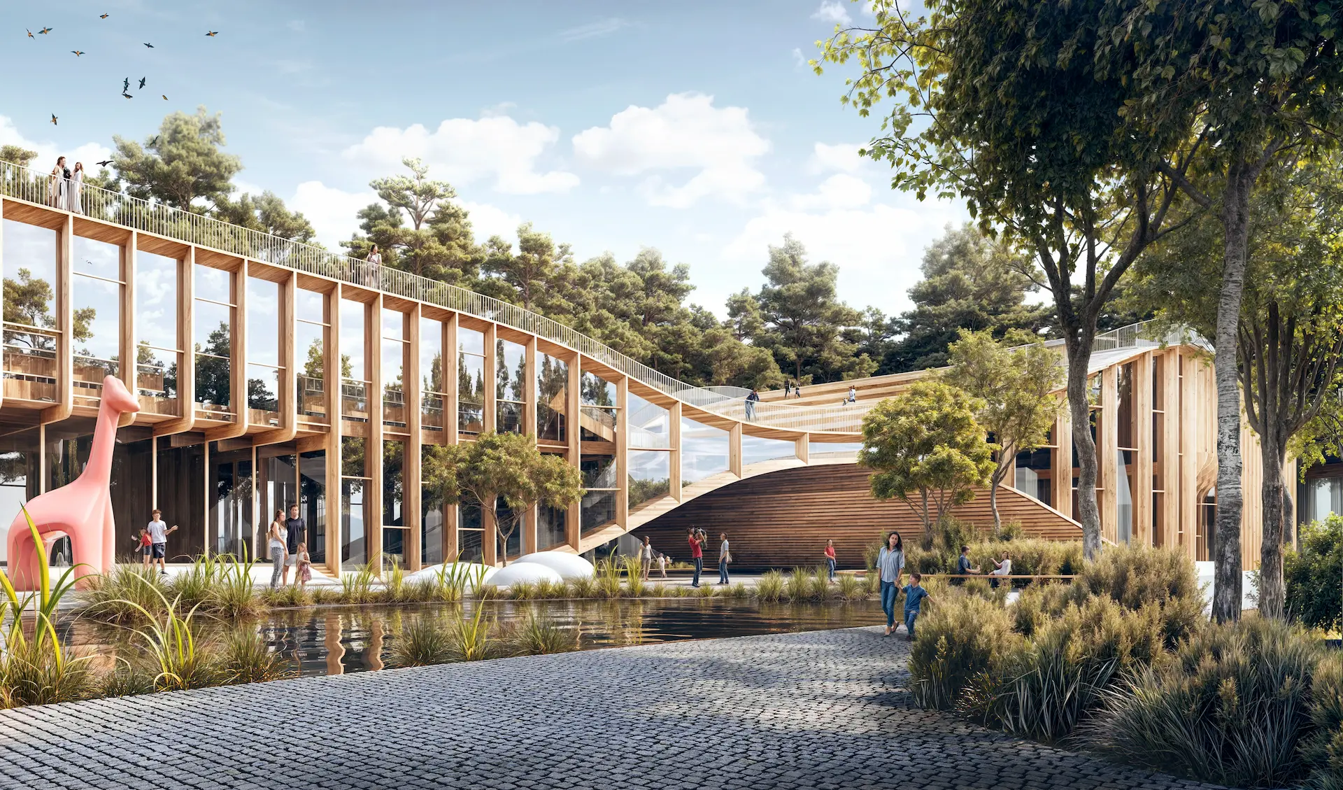 The Front Facade and Outdoor